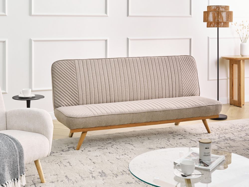 Sovesofa 2 personers KALFAFEL Lysebrun