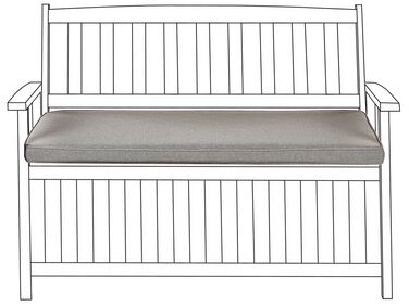 Poduška na lavičku 108 x 45 cm sivá SOVANA
