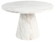 Dining Table MERE White Marble 120 cm 120 cm_976000