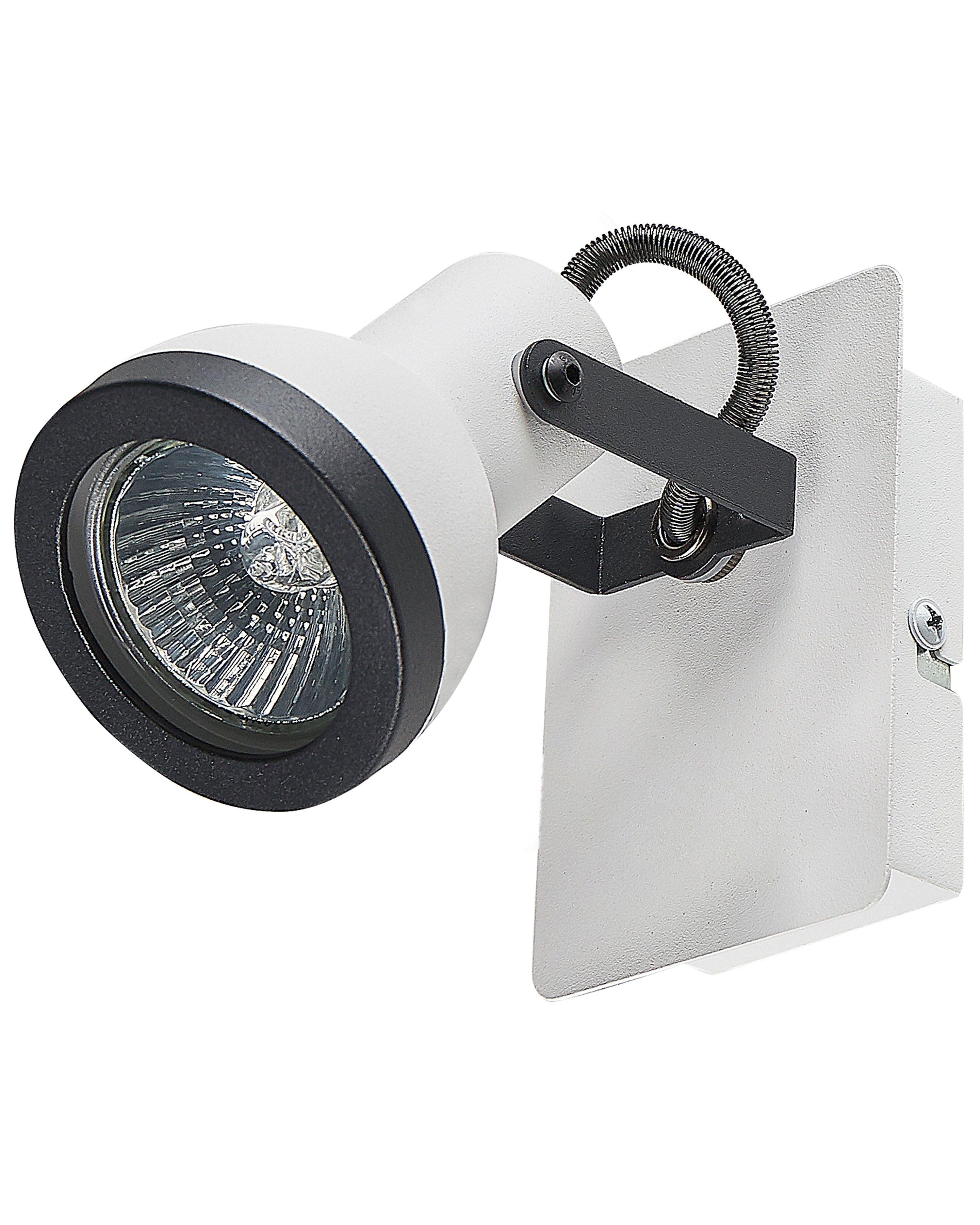 Set of 2 Spotlight Lamps BARO Adjustable Metal White | Beliani.co.uk