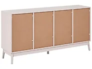 4 Door Sideboard BOULIA Light Beige_1169375