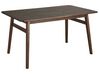 Mesa de jantar em madeira escura de seringueira 140 x 85 cm VENTERA_832101