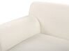 3-Sitzer Ecksofa Bouclé weiss rechtsseitig SIMOS_927965