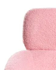 Sedia da scrivania ALENA Bouclé Rosa_1101410