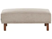 Corner Sofa 3 Seater HOLT with Ottoman Fabric Taupe Left Hand_959260