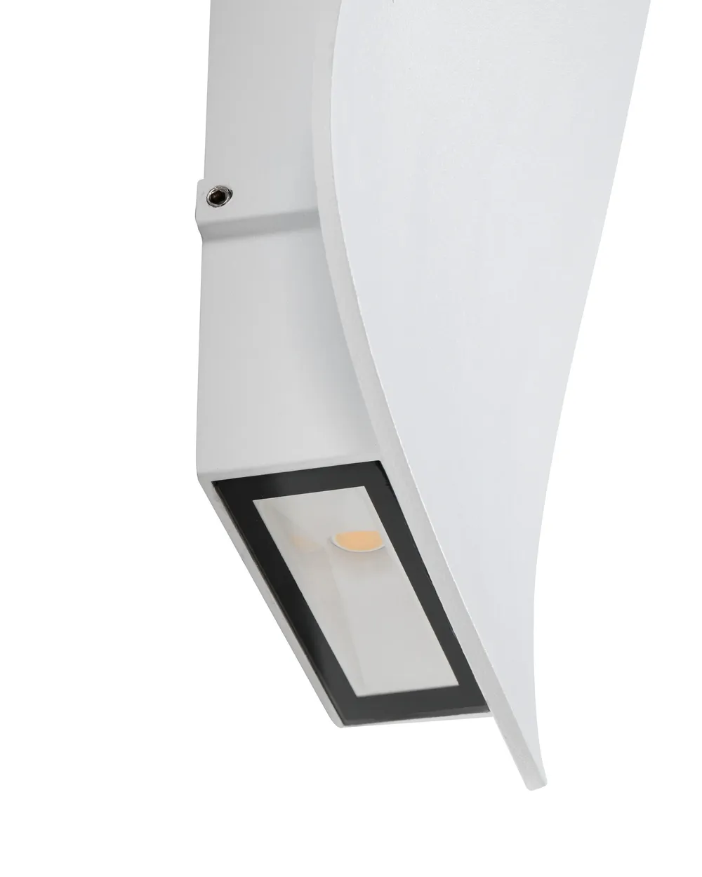 Set di 2 luci da parete da giardino a LED MEUSSE Bianco_1108055