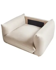 Armchair LUVOS Fabric Light Beige_970202