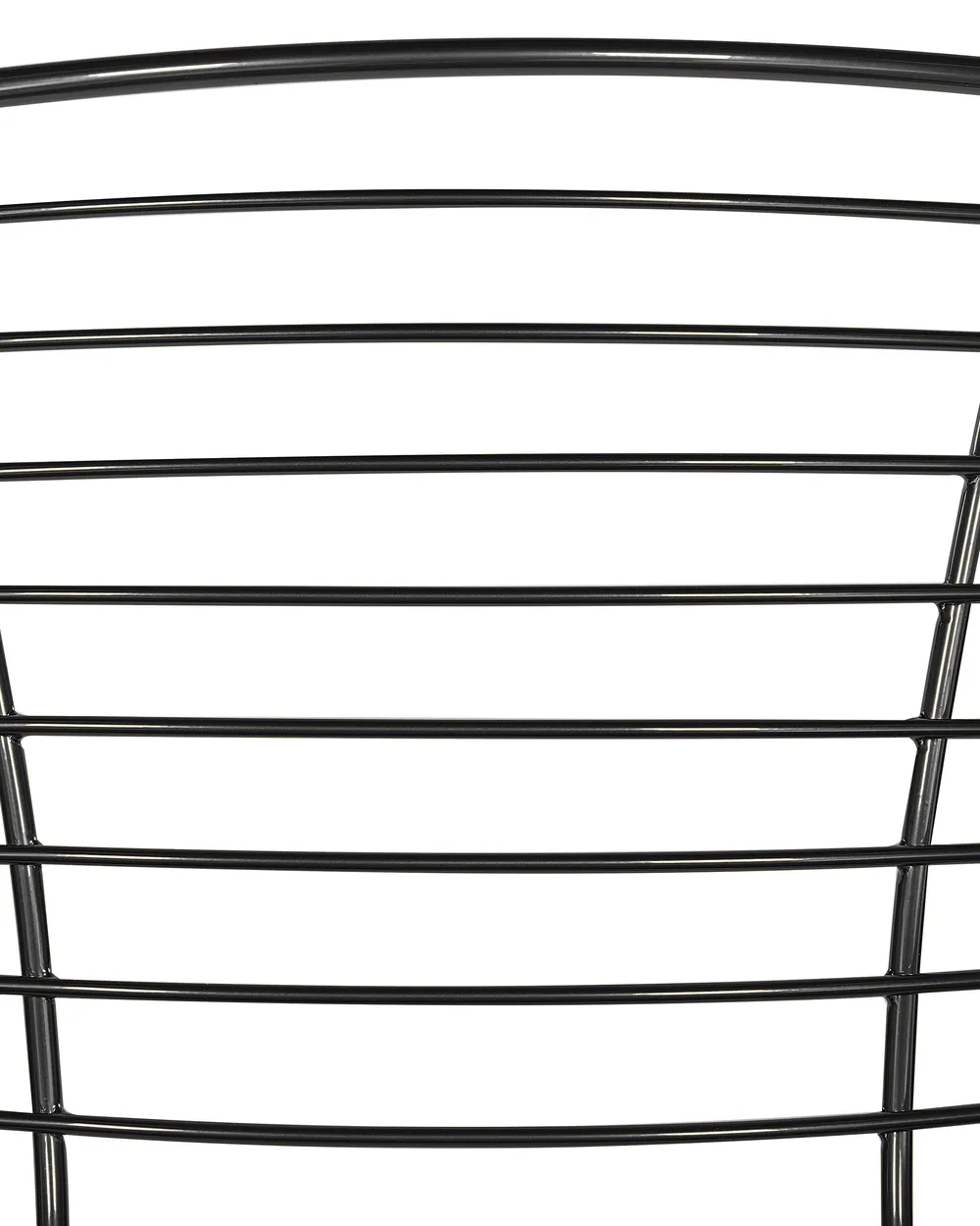 Set of 2 Dining Chairs HOBACK Metal Black_775502