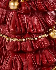 HITIS 32/32/40 cm Albero di Natale Rosso/Bianco_1175573