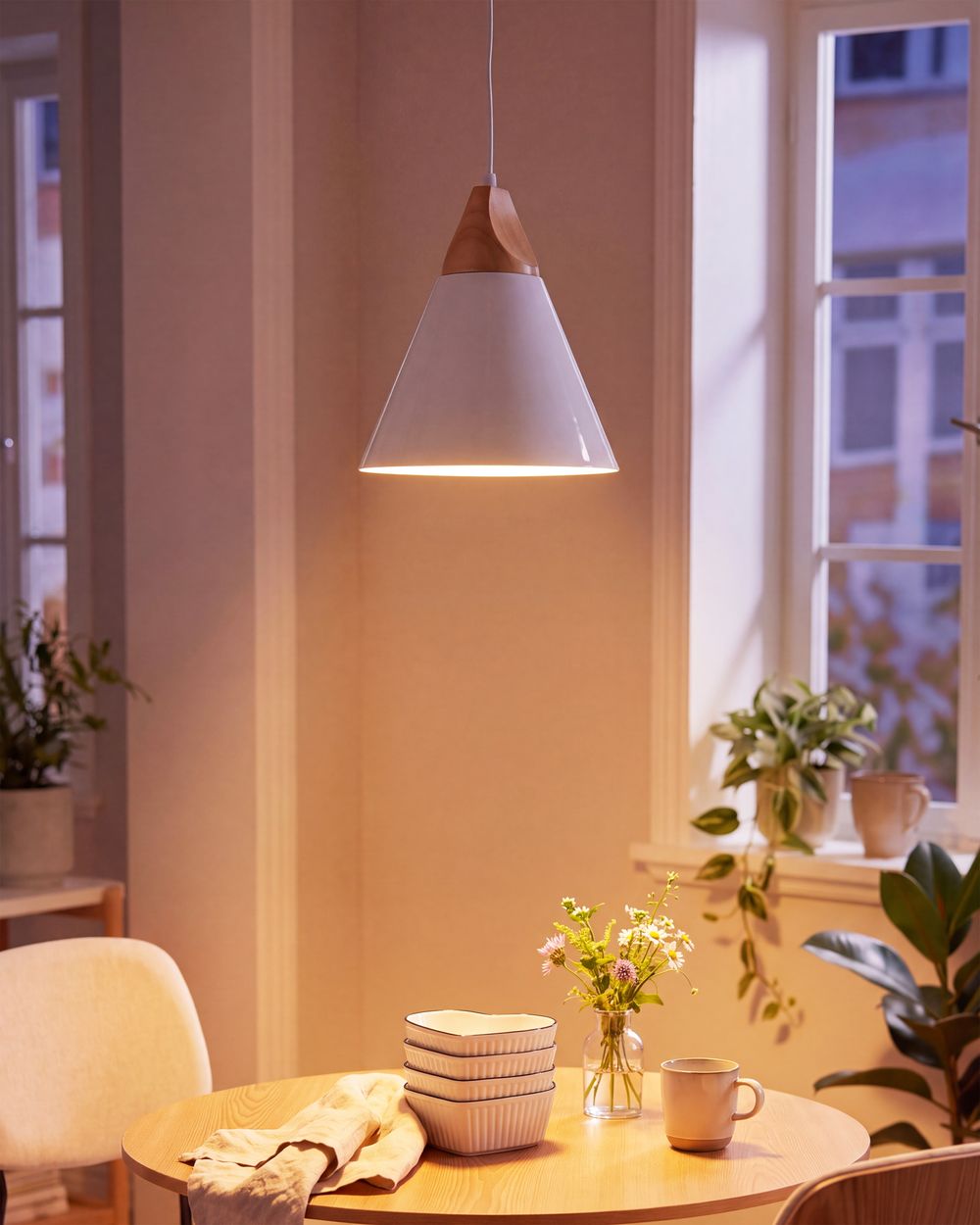 Pendant Lamp ALBANO Metal White