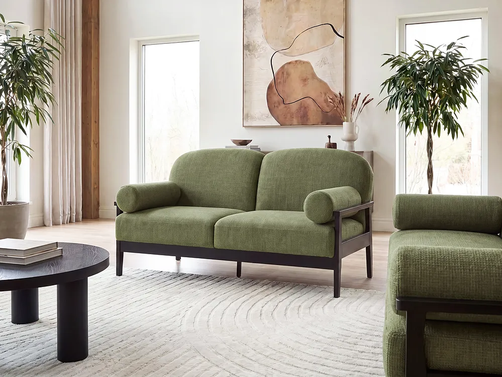 Sofa dla 2 osób PILARNE Zielony