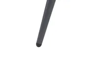 Garden Dining Table LIPARI 140 cm 80 cm Glass Grey_1149345