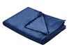 Housse de couette bleu marine 100 x 150 cm RHEA_891720