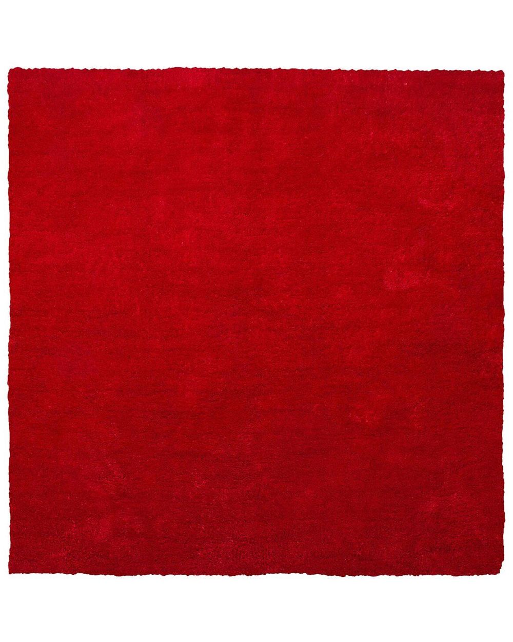 Shaggy-Teppich DEMRE Rot 200 x 200 cm