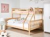 Bunk Bed Pine Wood BIERNE 90/140 x 200 cm Light Brown