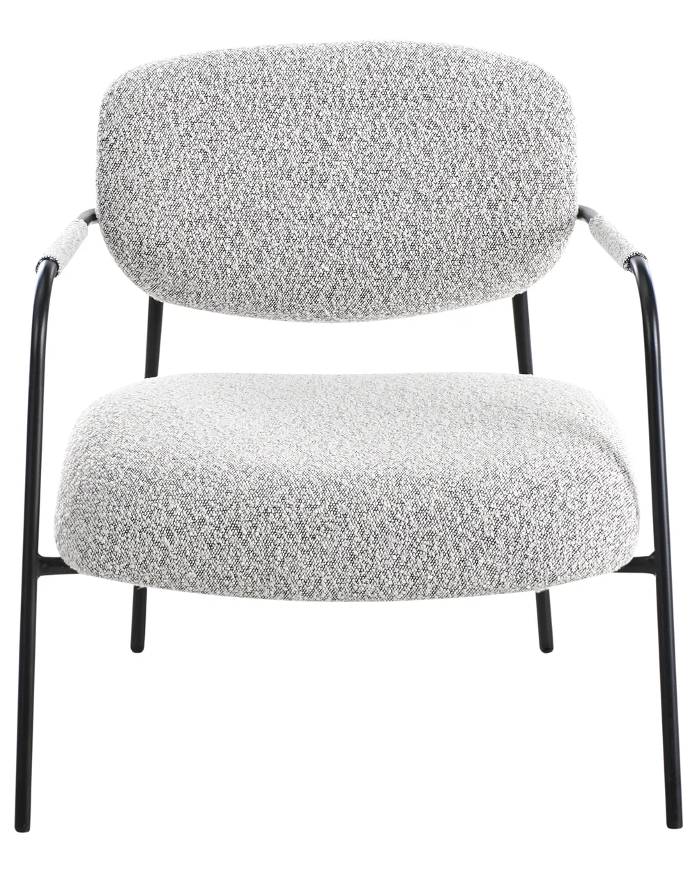 Poltrona AUSVIKA Tessuto Nero/Bianco_991809