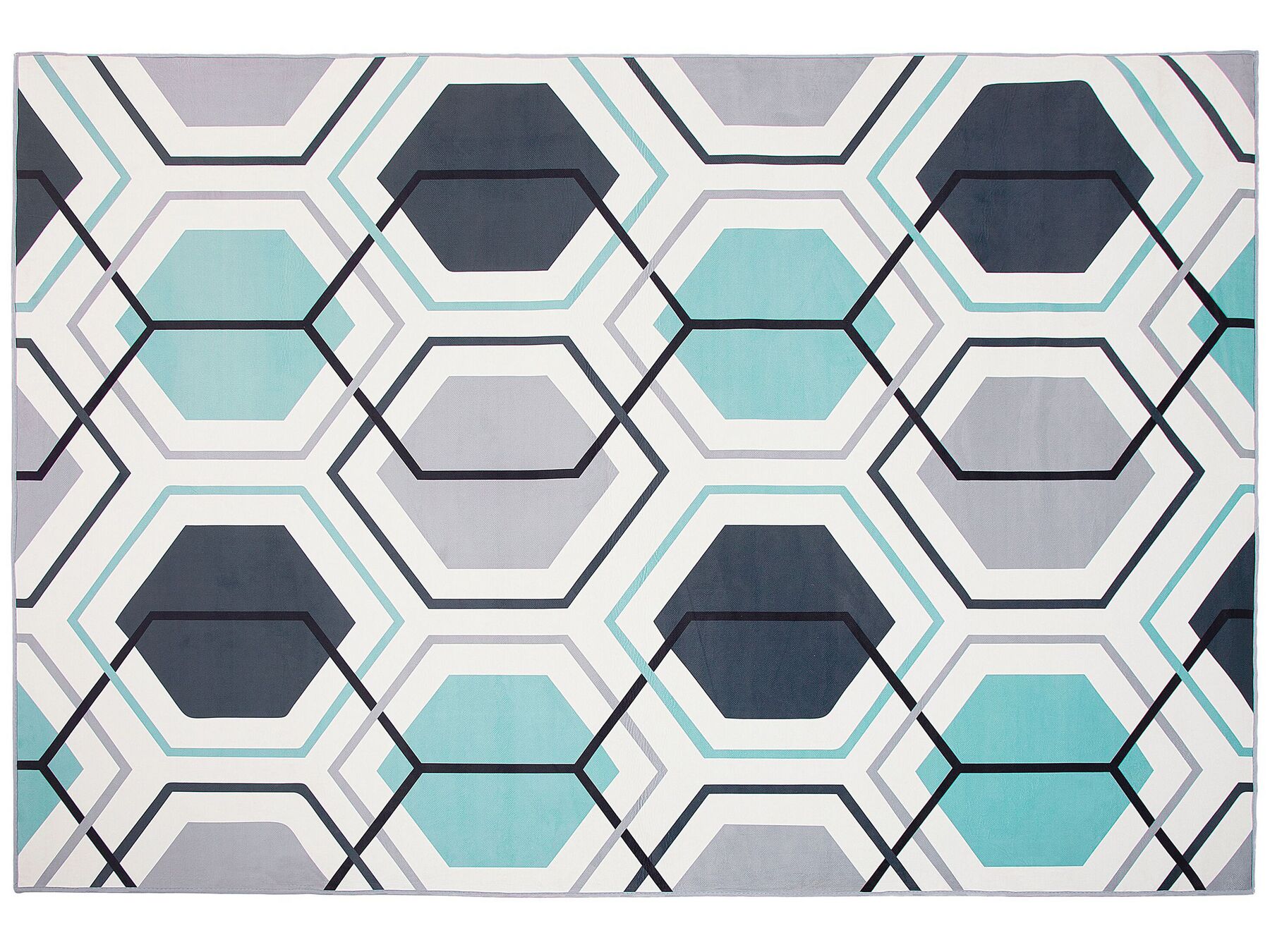 Vloerkleed polyester meerkleurig 160 x 230 cm GIRESUN_715544