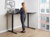 Electric Adjustable Right Corner Desk 160 x 59 cm Black DESTINES _927793