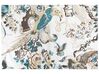 Teppich Baumwolle mehrfarbig 200 x 300 cm Vogelmotiv Kurzflor ARIHA_862828