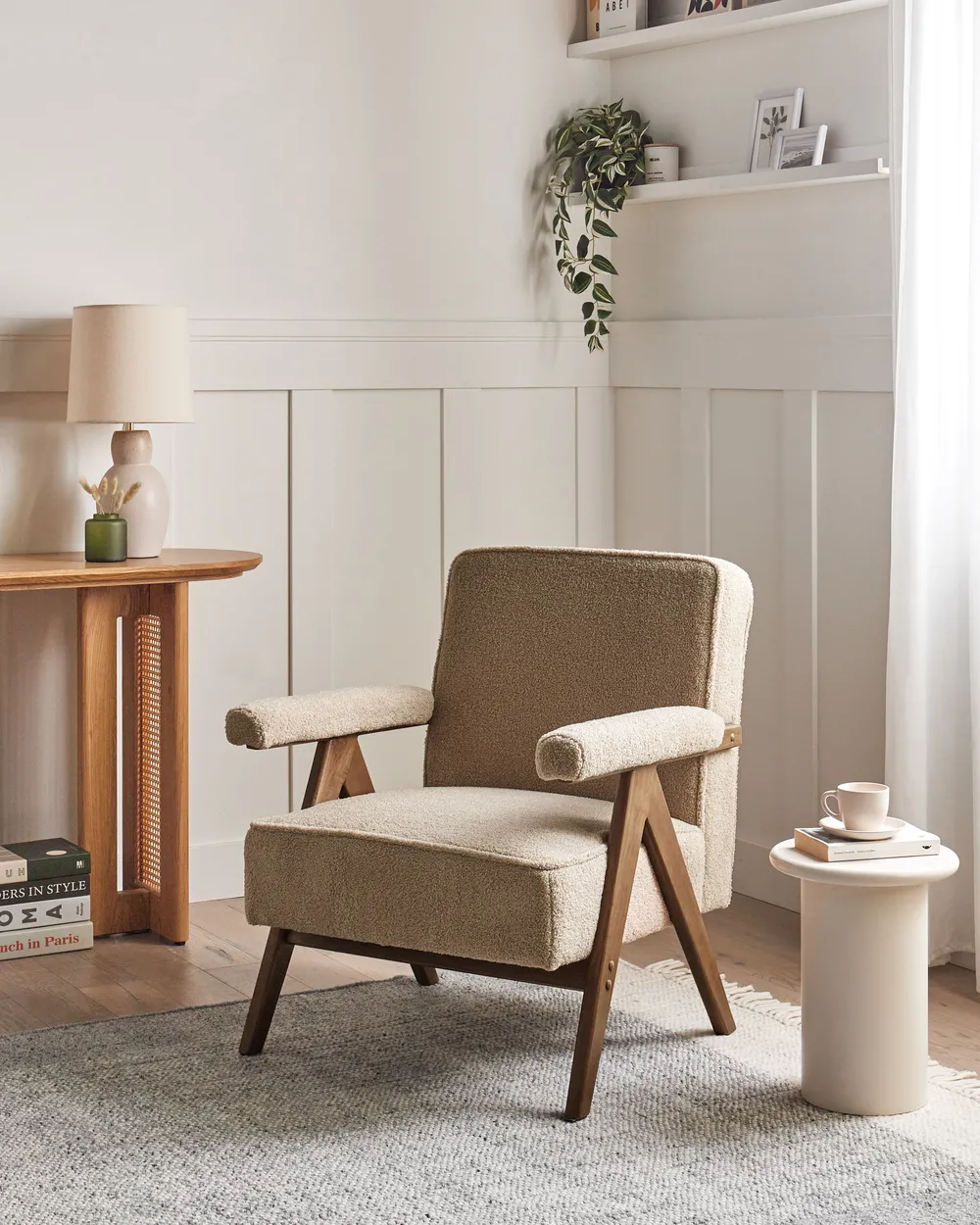 Sillón EVJE Bouclé Arena