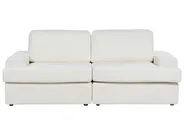 Set da salotto 5 posti ALLA Bouclé Bianco sporco_894013
