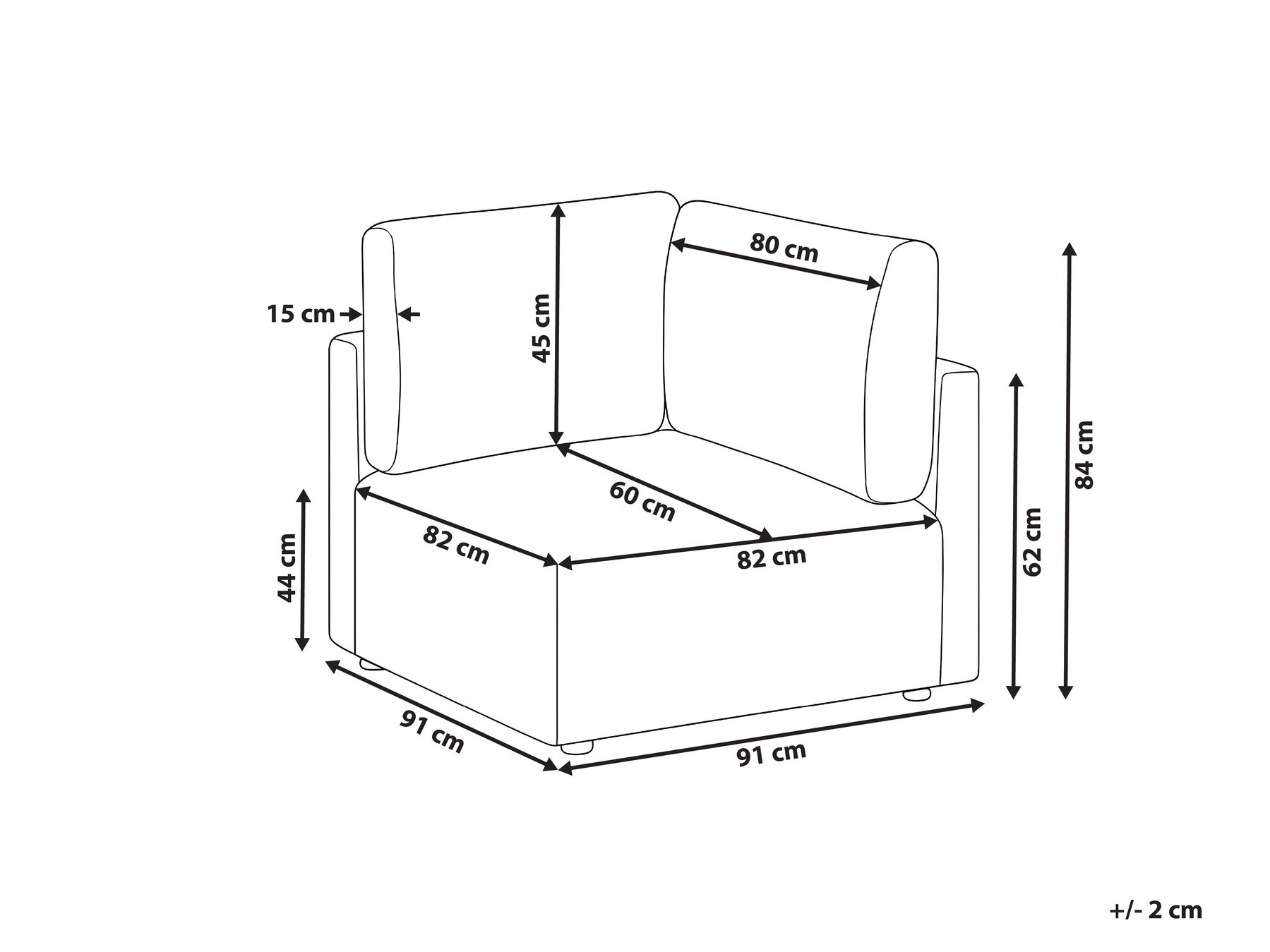 Corner Seat MESNALI Boucle Beige_1046516