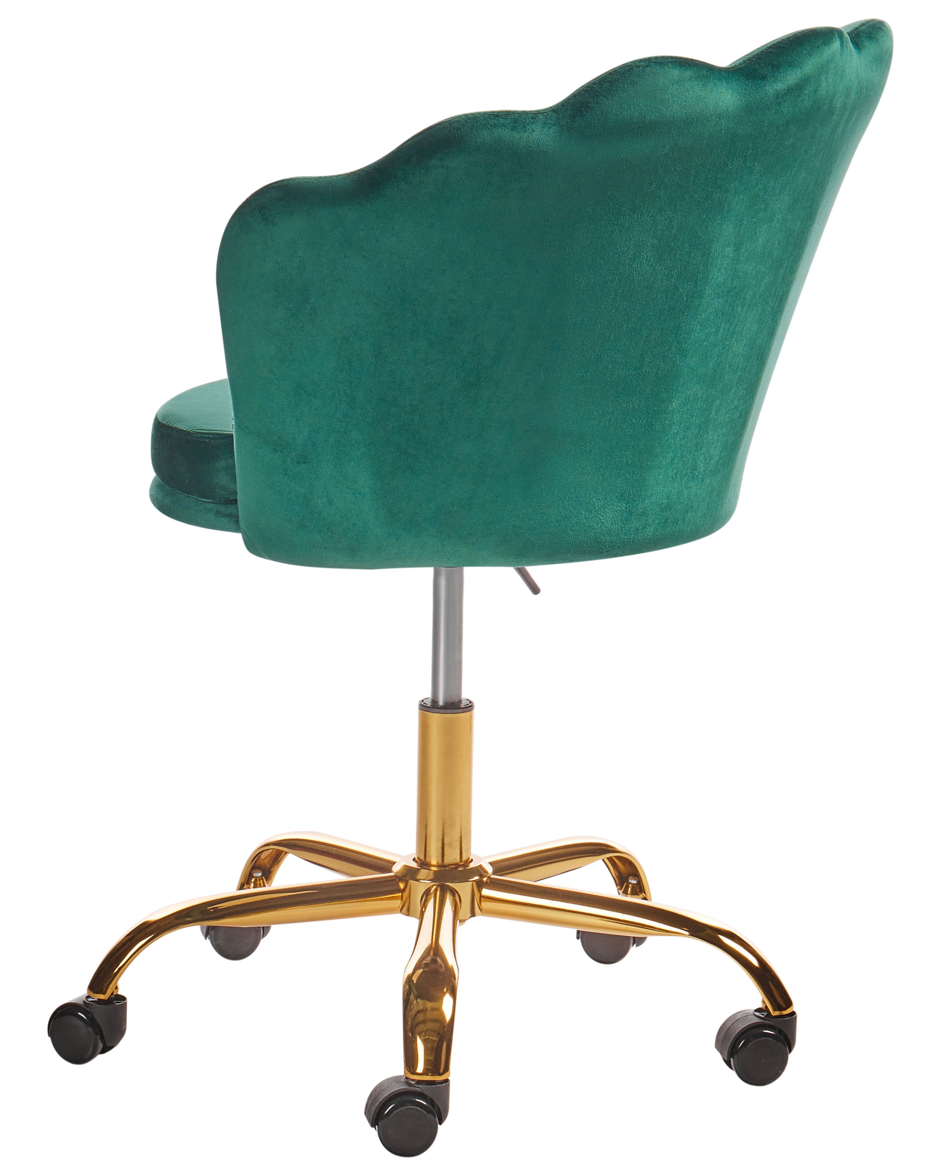 Velour swivel chair discount