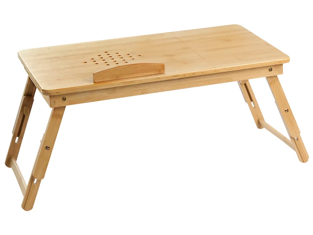 Składany stolik pod laptopa ORGE 57 cm 35 cm Jasnobrązowy
