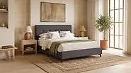 Bed Fabric AMBASSADOR 160 x 200 cm (EU King Size) Dark Grey_1175067