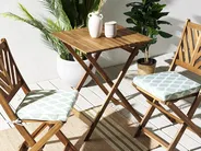 Set of 2 Garden Chair Cushions TERNI 37 x 34 cm Mint Green_844207