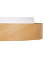 Metal LED Ceiling Lamp with Dimmer Light Wood BRAGOTO_919197