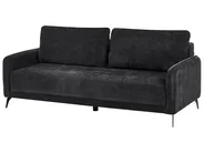 Sofa rozkładana dla 3 osób HEMING Szenil Czarny_1123897