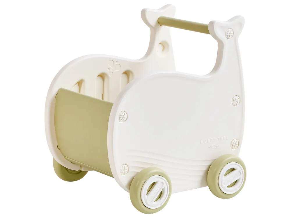 Baby Push Along Walker BOCO 50 cm White/ Green