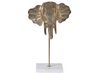 Figura decorativa em forma de elefante dourado KASO_848927