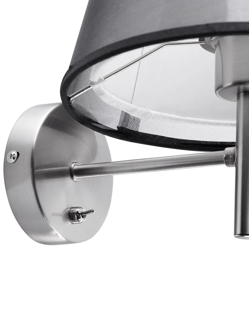 Applique Plafoniera COLUMBIA Metallo Argento_726885