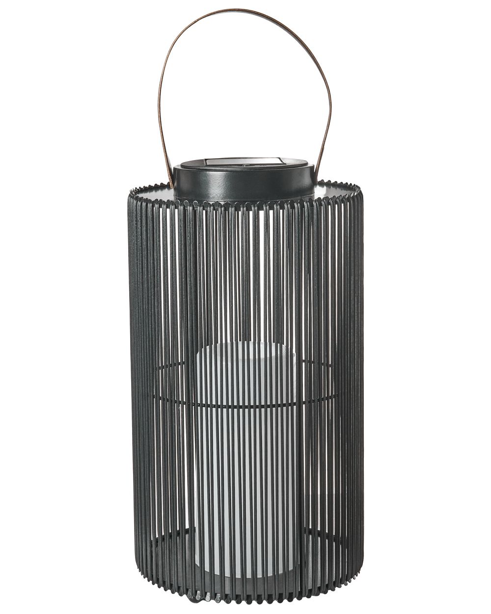 Lampă solară MACHILI 53 cm Negru