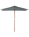 Market Parasol 195 cm FLAMENCO Dark Grey
