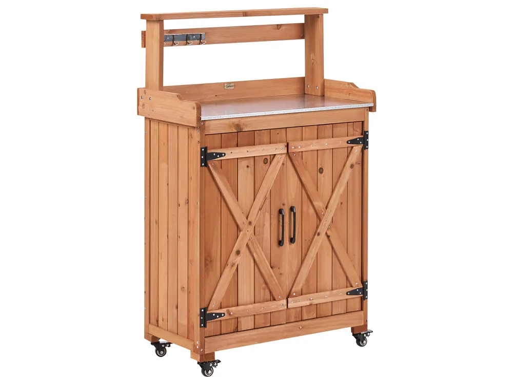 Ültetőasztal ALTOLIA 70 cm 119 cm Fenyőfa Barna
