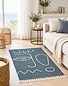 Outdoor Rug YAVU Blue 80 x 150 cm