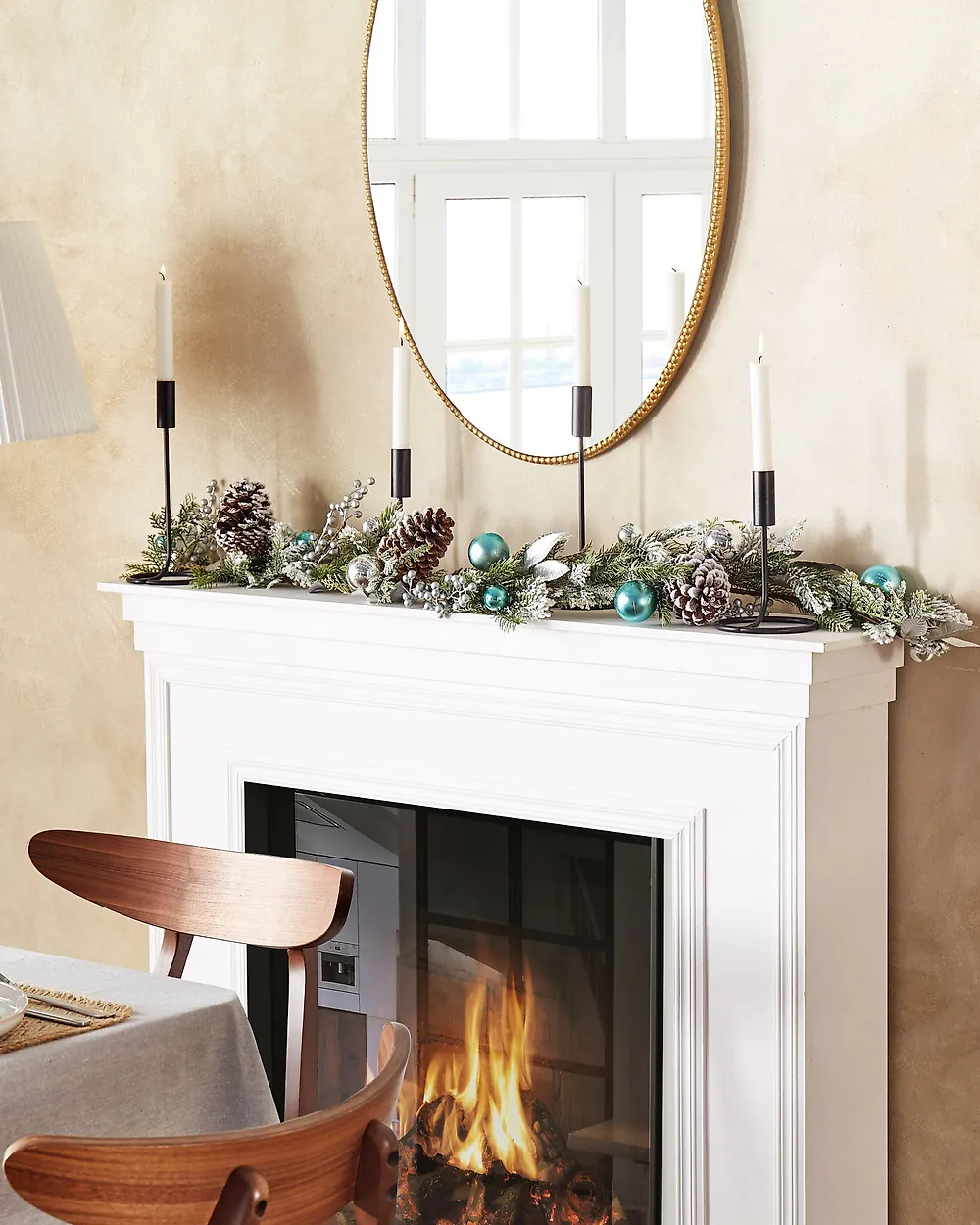 Festone di Natale LLEIDA 150 cm Argento_1179902