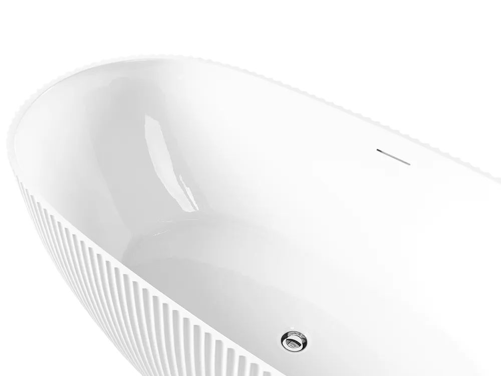 Vasca da bagno freestanding JUTAI 170 x 81 cm Bianco_1061423