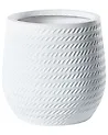 Plant Pot LIVADIA 27 cm Off-White