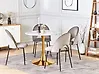 Dining Table BOCA Marble/ Gold 90 cm 90 cm