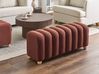 Upholstered Bench IDYLLWILD Boucle Golden Brown