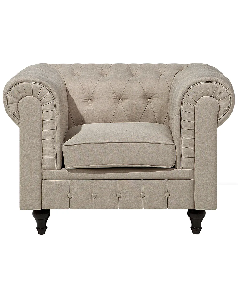 Armchair CHESTERFIELD Fabric Beige_709406