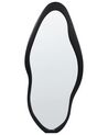 Dřevěné nástěnné zrcadlo 79 x 180 cm černá BLET_915438