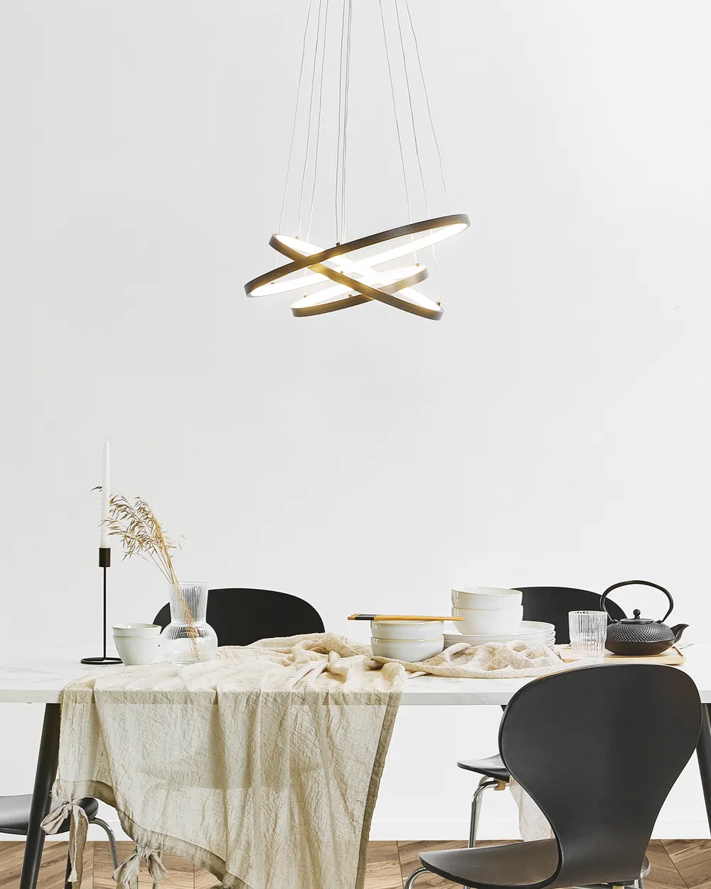 Lampa wisząca LED ATREK Metal Czarny