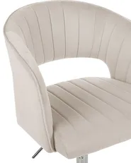 Desk Chair KATONAH Velvet Light Beige_867703
