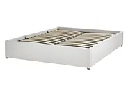 Letto con ottomano senza testata DINAN Tessuto Grigio chiaro 140 x 200 cm_903720