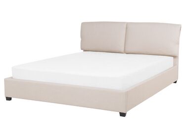 Bed stof beige 160x200 cm BELFORT